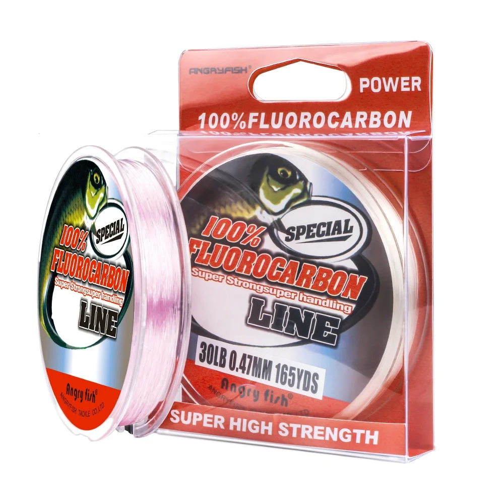50m/150m Fluorocarbon Fishing Line Carbon Coated Sea Fishing Line 0.6#-8.0#