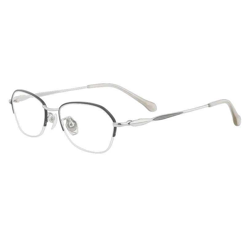 Osicare high quality prescription wholesale lunette monture optical eye glasses titanium eyeglass frame for women