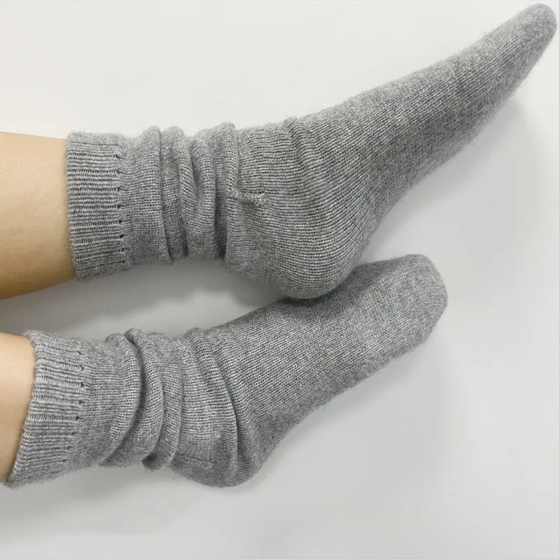 wholesale cashmere bed socks mongolian Pure custom cashmere socks women