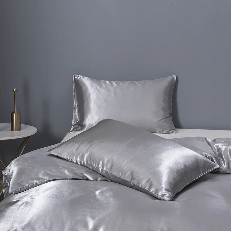 Luxury cotton sheet 4 pcs bedsheets satin bedding set