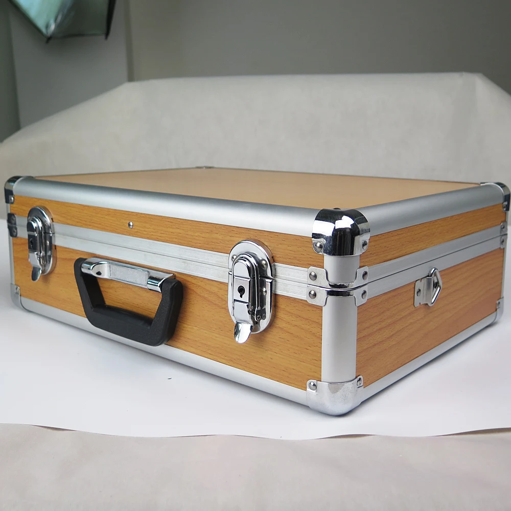  Заводская цена ручной оптовый ящик для инструментов жесткий переносной пустой металлический портфель кейс хранения портативный алюминиевый