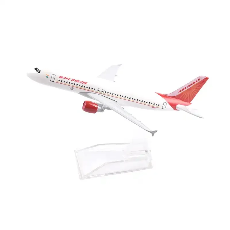 16cm Air India Airlines Airbus A320 Alloy Aircraft Model with Stand