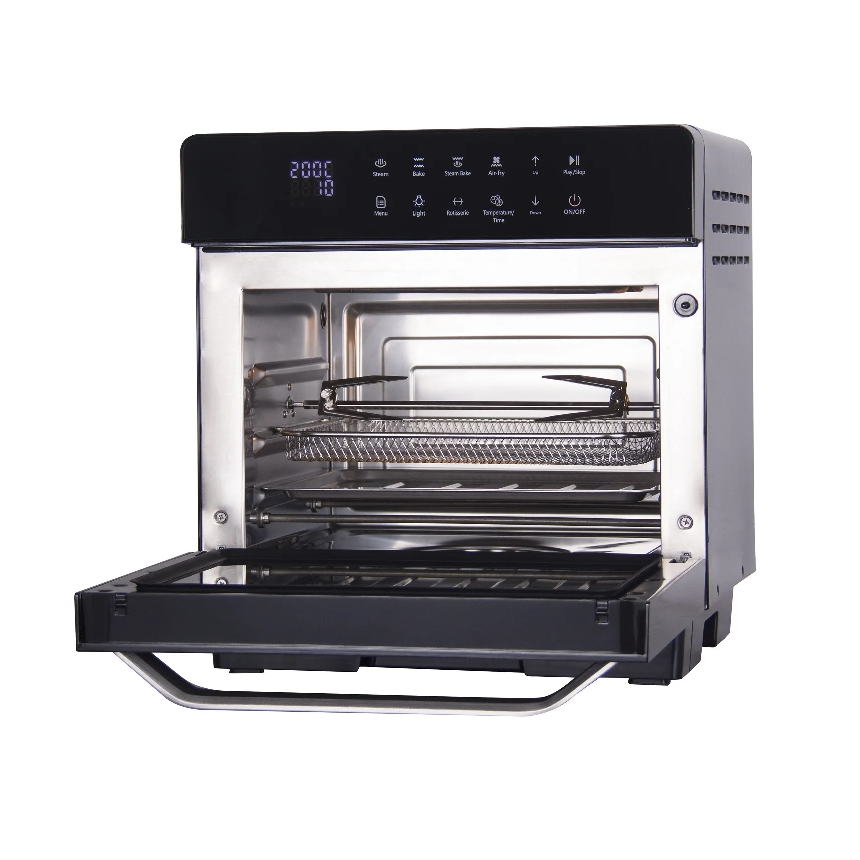 8-in-1 Air Fryer + Convection Steam Oven + Grill + rice cooker + rotate chicken+ food dehydrator