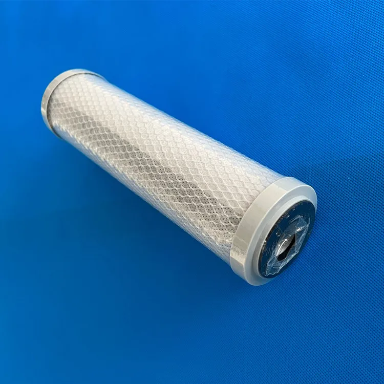 Flat Pressure Type Hot Sales Filter NSF Certified Sinter Activated Carbon 10' CTO Block Water