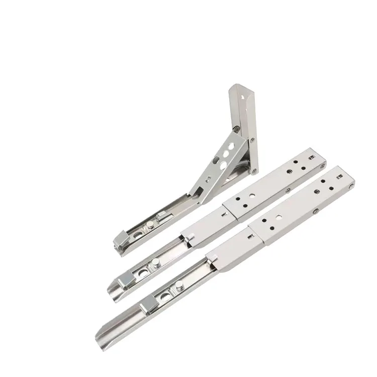 Wholesale Furniture Hardware Custom Floating Stainless Steel L Corner Bracket Mounting Folding Shelf Wall Brackets