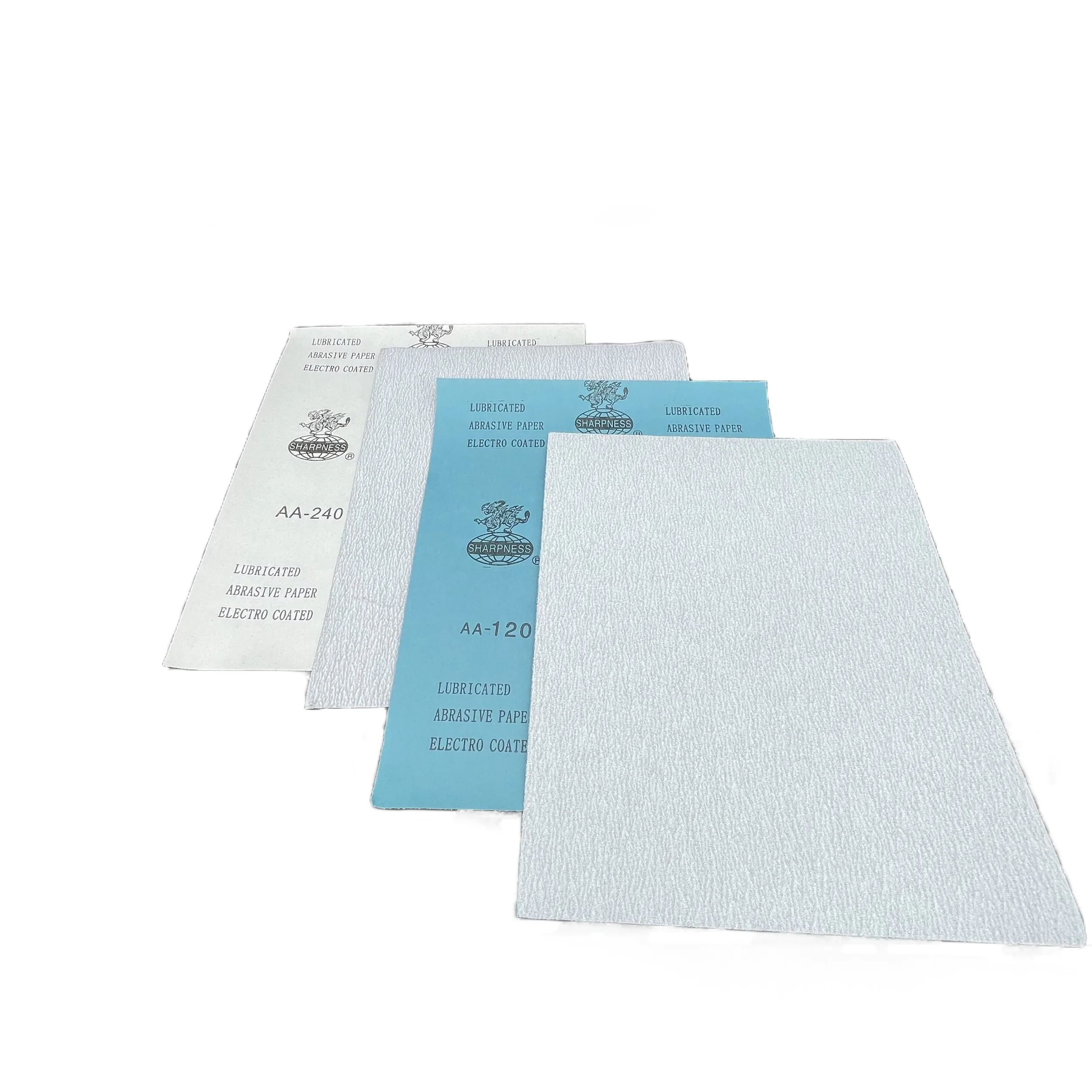 TS31 white line sandpaper factory 9x11inch Electro coated dry sandpaper sheets abrasive paper for Grinding Furniture metal wood