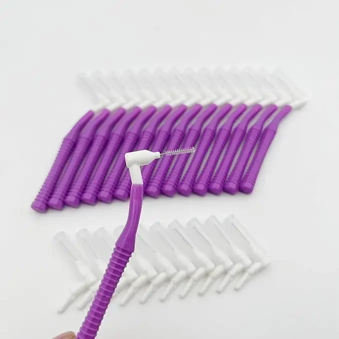 High Quality Custom L Type Interdental Brush Toothpick Orthodontic Nylon Wire Stainless Steel for Adults Direct from Factory