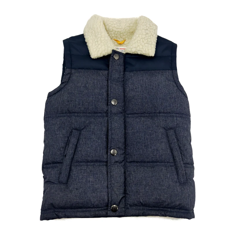 
New arrival winter clothes fashion waistcoat light boy polyester vest 