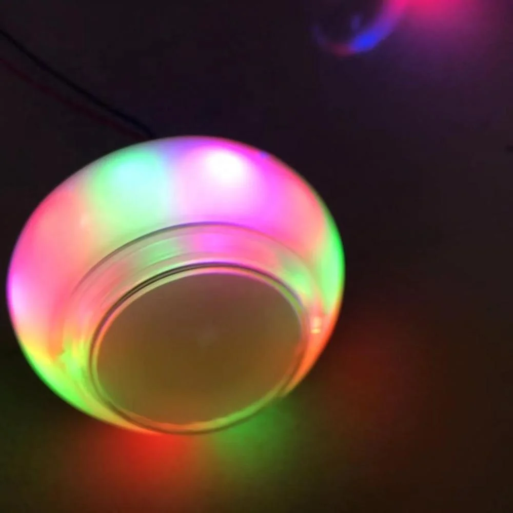 
coin operated game machine round pentacle oval UFO flashing illuminated push button switch for pat on-off game 