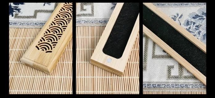 Бамбуковый или деревянный полый держатель для курильницы ручной работы украшения дома