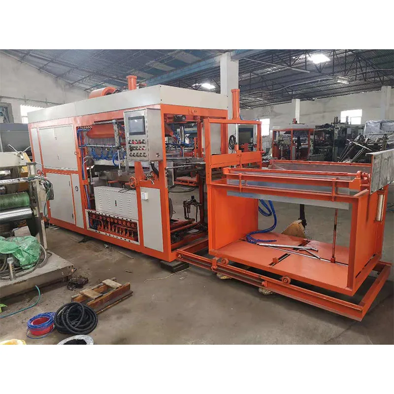 Blister Thermoforming Packaging Low Cost Fast Food Container Vacuum Forming Machine