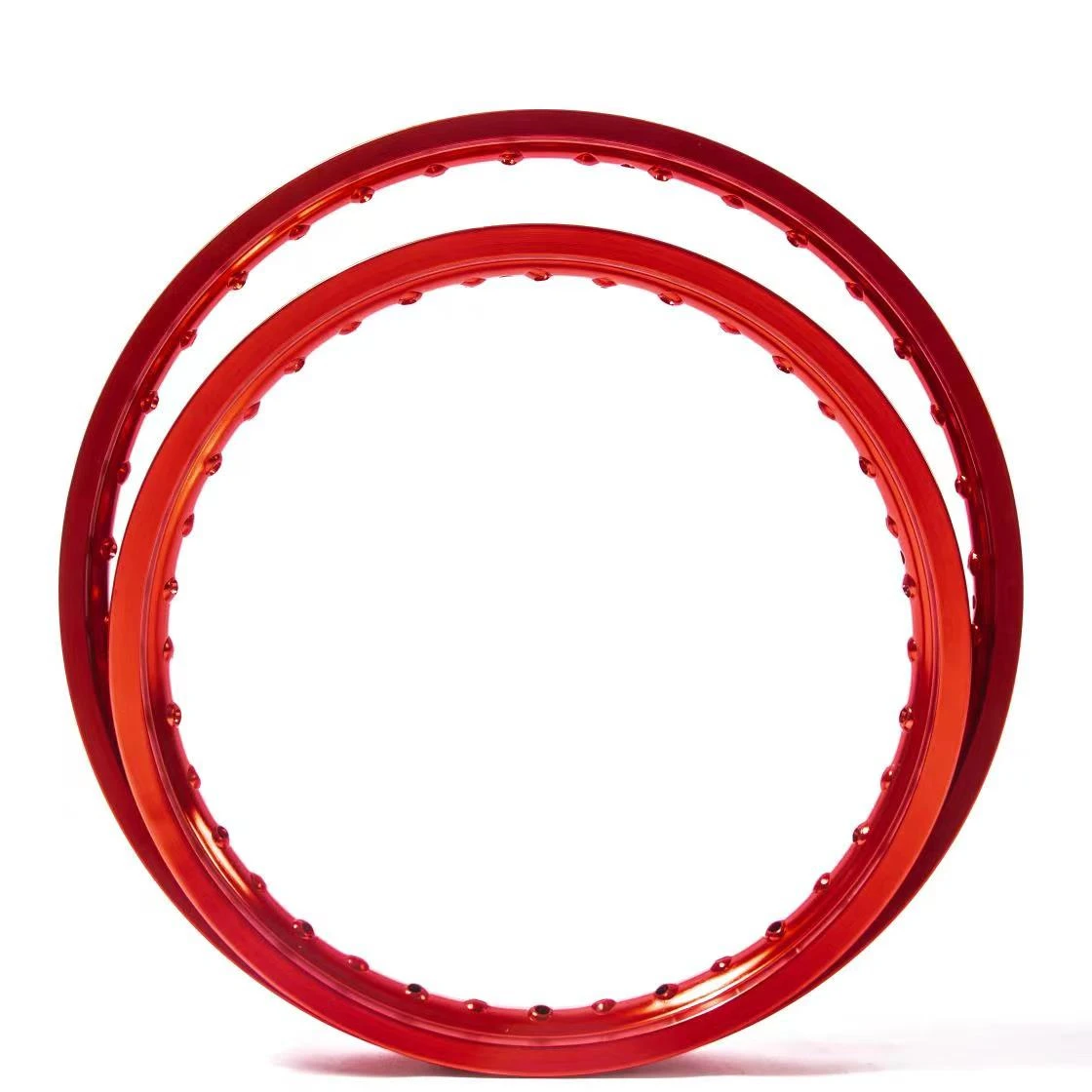 Motorcycle rim front and rear wheel rim set conventional motorcycle rim