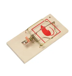 Wooden Kill Rat Mouse Mice Snap Trap Humane Reusable Wooden Mouse Rat Snap Catcher Trap