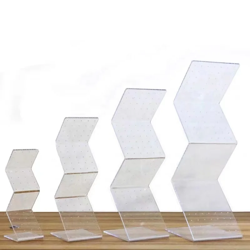 Vertical Acrylic Lollipop Display Rack Heat Bending Acrylic Cake Riser For Supermarket