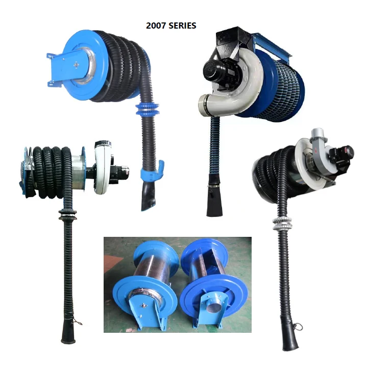 Made in China Spring Recoil Exhaust Hose Reel for Auto Service