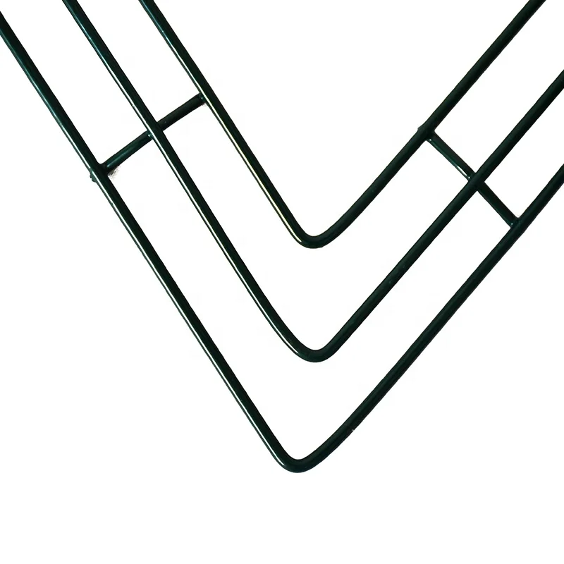 Wholesale christmas heart shape metal topiary wire cross wreath frames