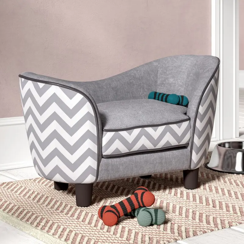 Best Seller Luxury Pet Furnitures Pet Sofa Chair Cat Dog Sofa Wood Pet Sofa Bed