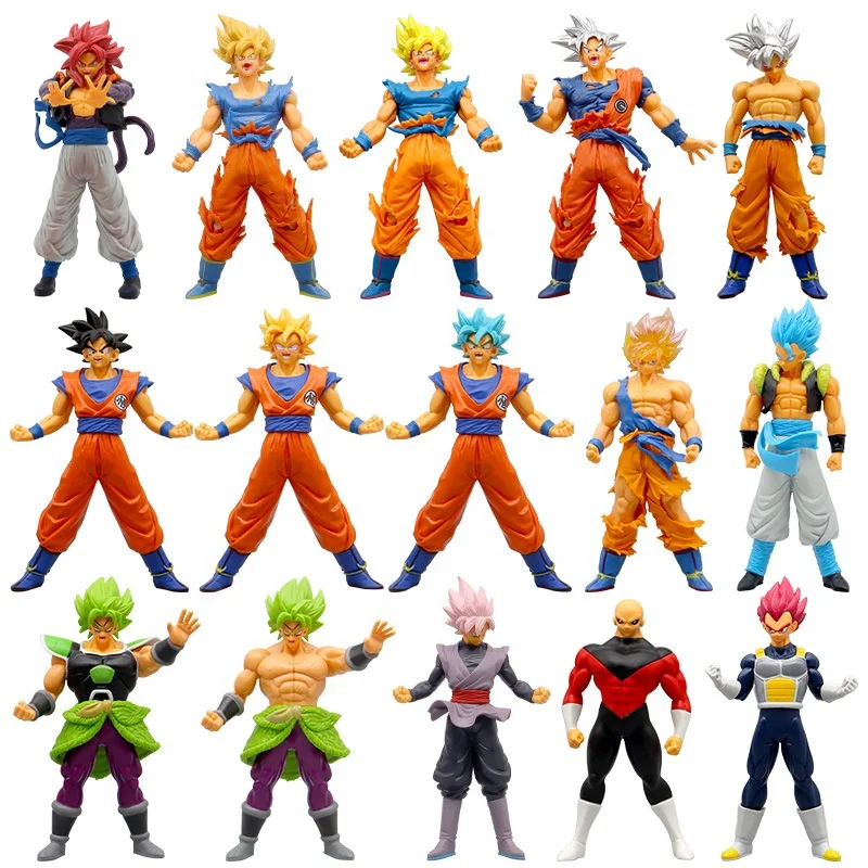 Zealed toy Newest 18cm Dragonballs Z Japanese Anime GK DBZ Goku Gohan Father and Son Action Figure PVC Model Toy For Gifts