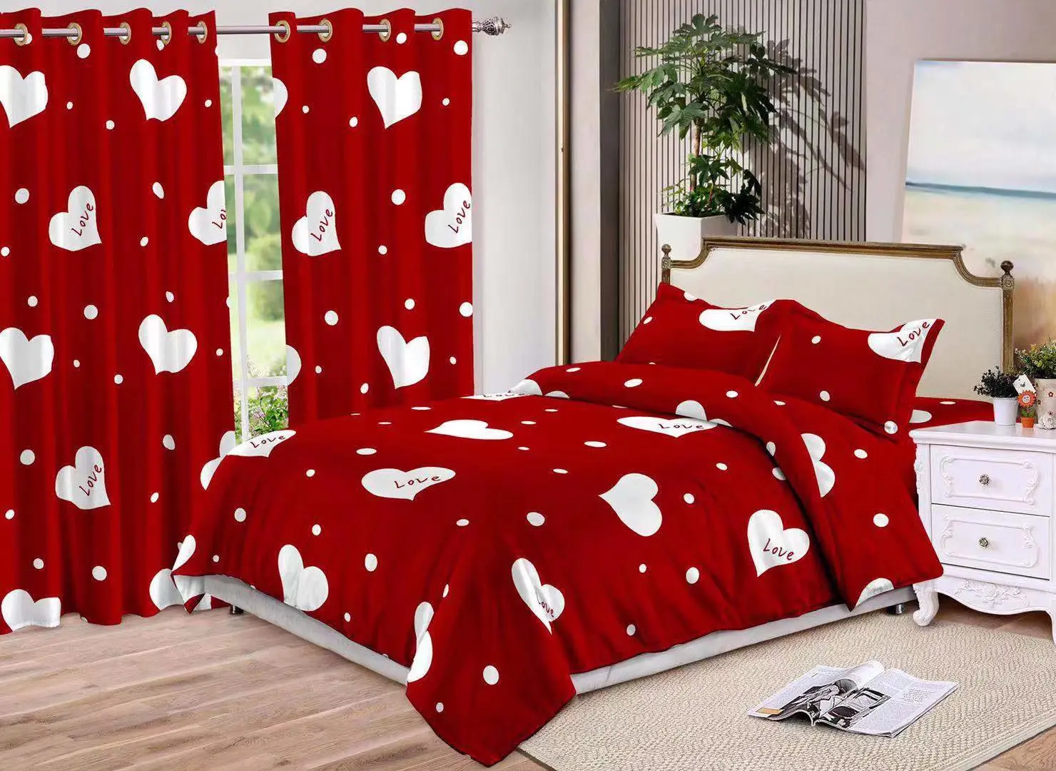 curtains and bedsheets set with matching curtains bedsheets with pillowcase wholesale cotton fabric for bedsheet