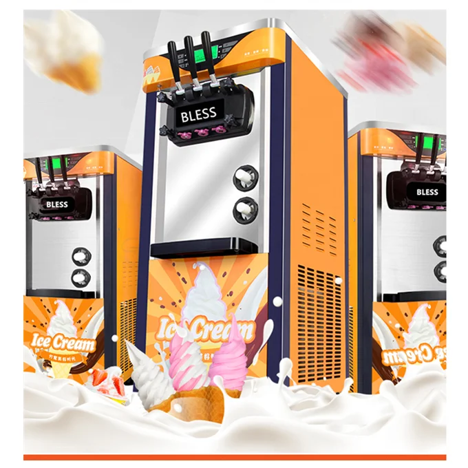 23 years factory 2022 High quality food hygiene standards softy ice cream machine price