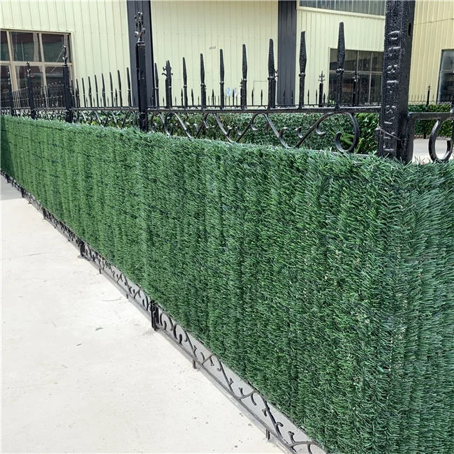 1x3 м, новинка, искусственная изгородь из пластика, коническая ограда, решетка, декоративное металлическое экранное ограждение