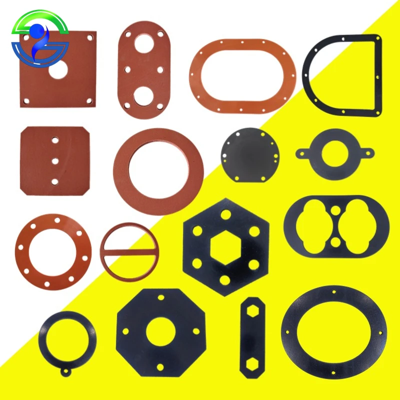 Custom Punching Process Die-cutting Rubber Gasket Made In Neoprene /epdm /nbr /silicone Washer Flat Seal Ring Gasket