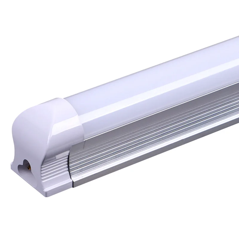 Modern Design Style 60cm 2ft 4ft High Brightness Cold White Aluminum Integrated T5 T8 LED Tubes for Warehouse Usage
