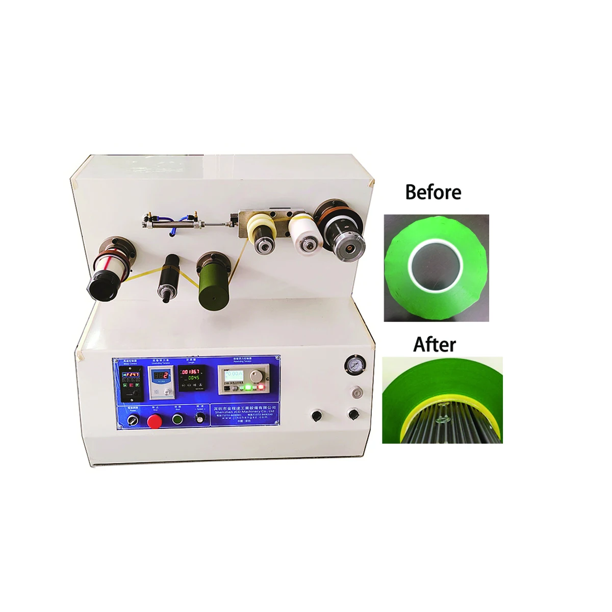Mini automatic Adhesive tape rewinder machine