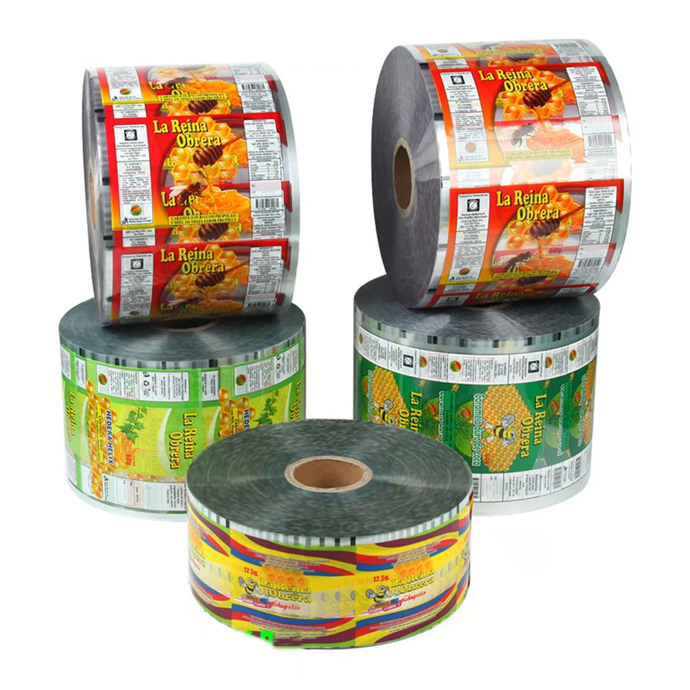 High Quality PE PET Laminated Film Customized Plastic Film Roll Candy Potato Chips Packaging Film Roll For Food Packaging