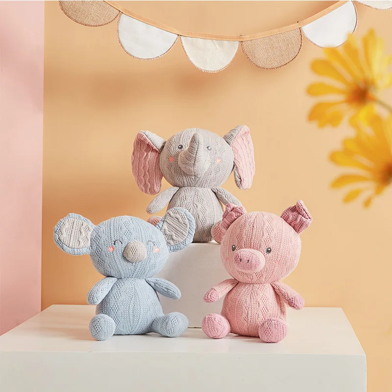 Wholesale OEM Cute Customized Handmade Stuffed Animal Doll Crochet Toy Baby Gift