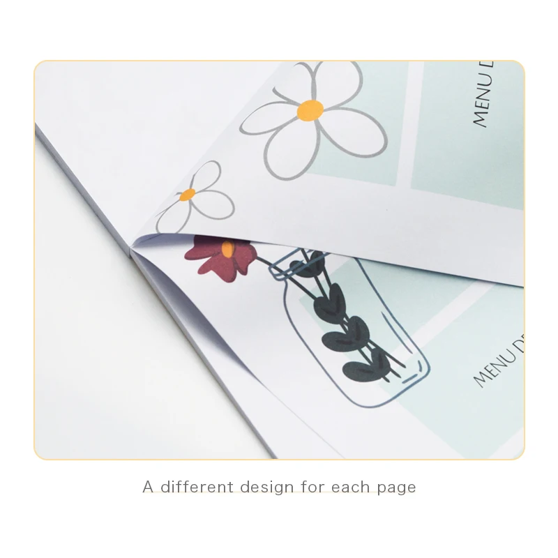 Printing Service Custom Cardboard Cover diary notebook weekly monthly planner calendar notepad