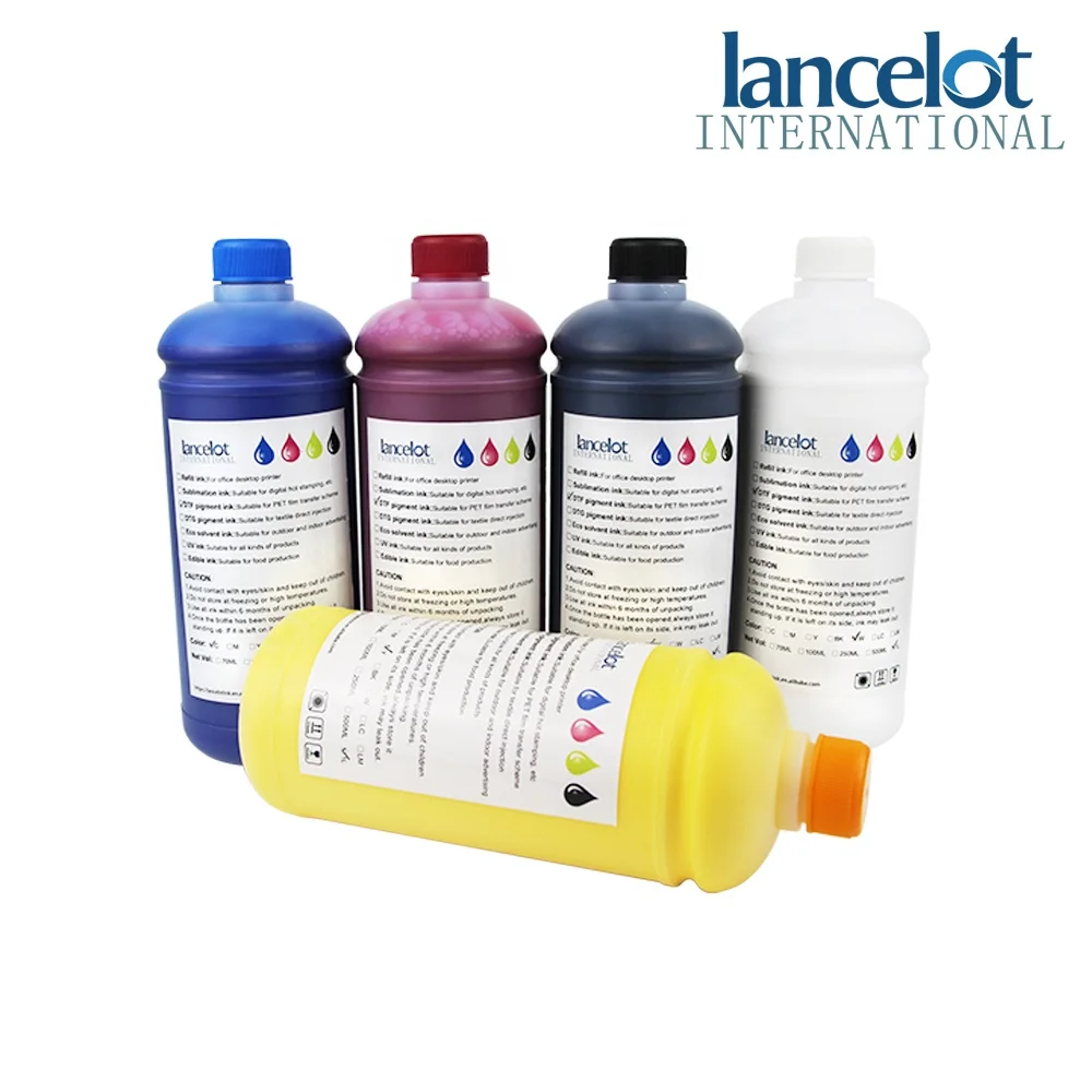 Lancelot 100ml 500ml 1000ml Premium Color Bottle DTF  Pigment Ink For Epson XP600 i1600 L1800 L1300 L805 L800 Printer