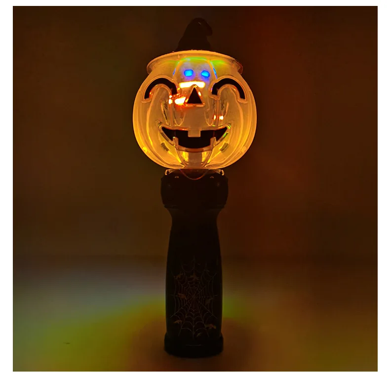 Halloween party led light up festival toys Plastic pumpkin flash wand HN956877