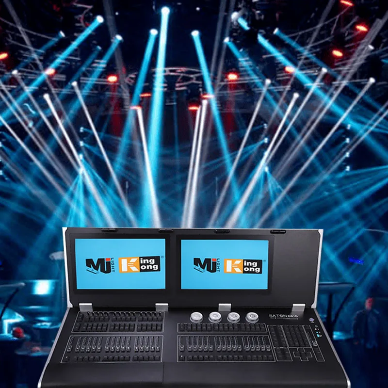 Stage Dmx Console Rgb Fader Pro Controller Light Console With Flight Case For Dj Disco Lighting Controller Light Controller