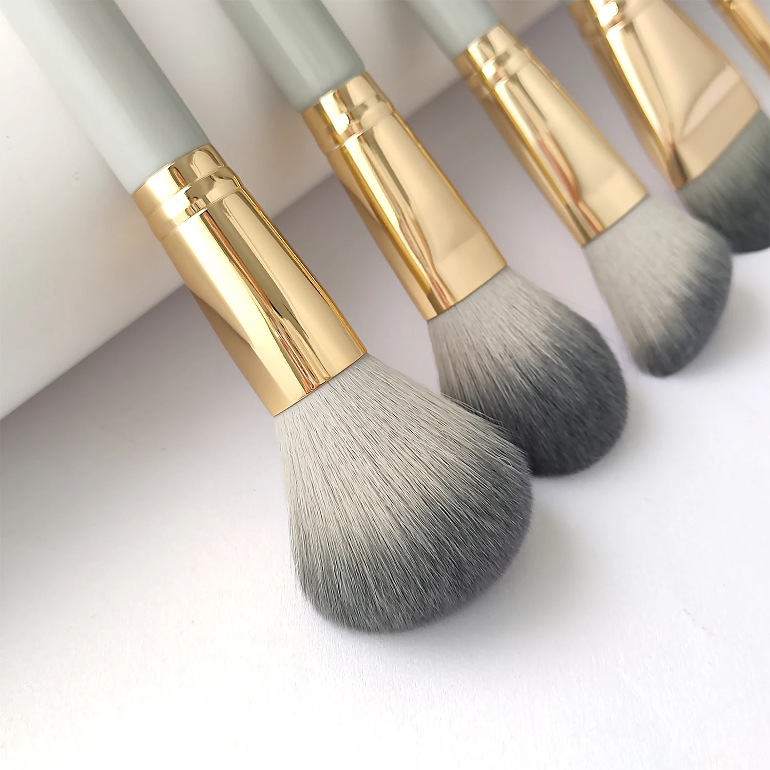 GRACEDO 9pcs grey new makeup brush set professional high quality makeup brush supplier soft full customize makeup brush set