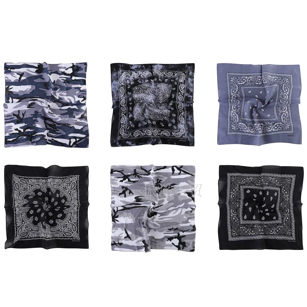 Fiona Custom Square Cotton Head Scarf for Women Neck Hair Scarves Wraps Headscarf Hair Bandanas Night Sleeping Wrapping
