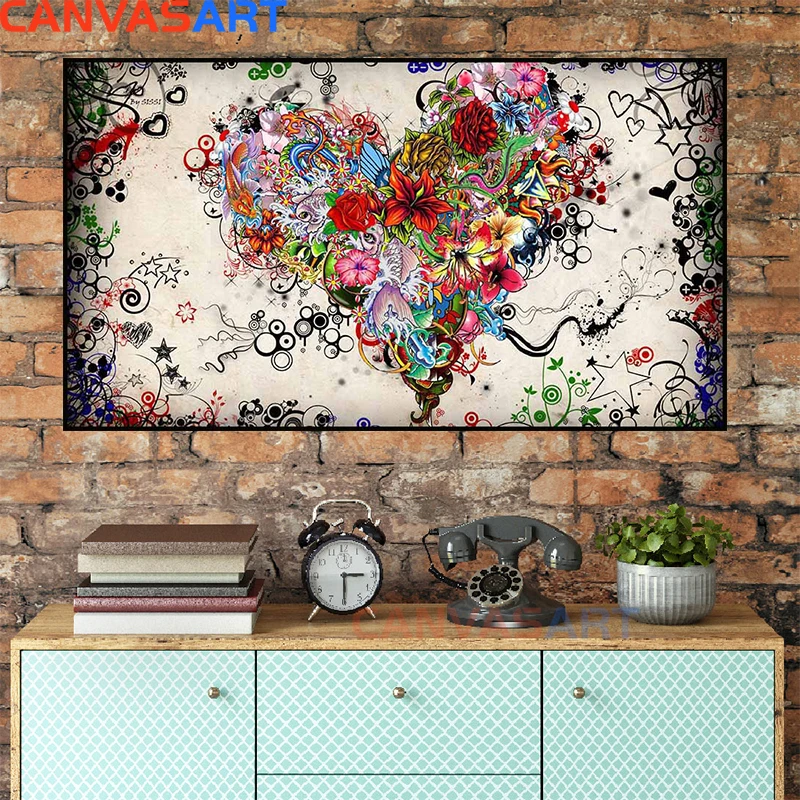 Modern Arts Canvas Painting Tattoo Nordic Wall Decor Prints Custom Size Pictures