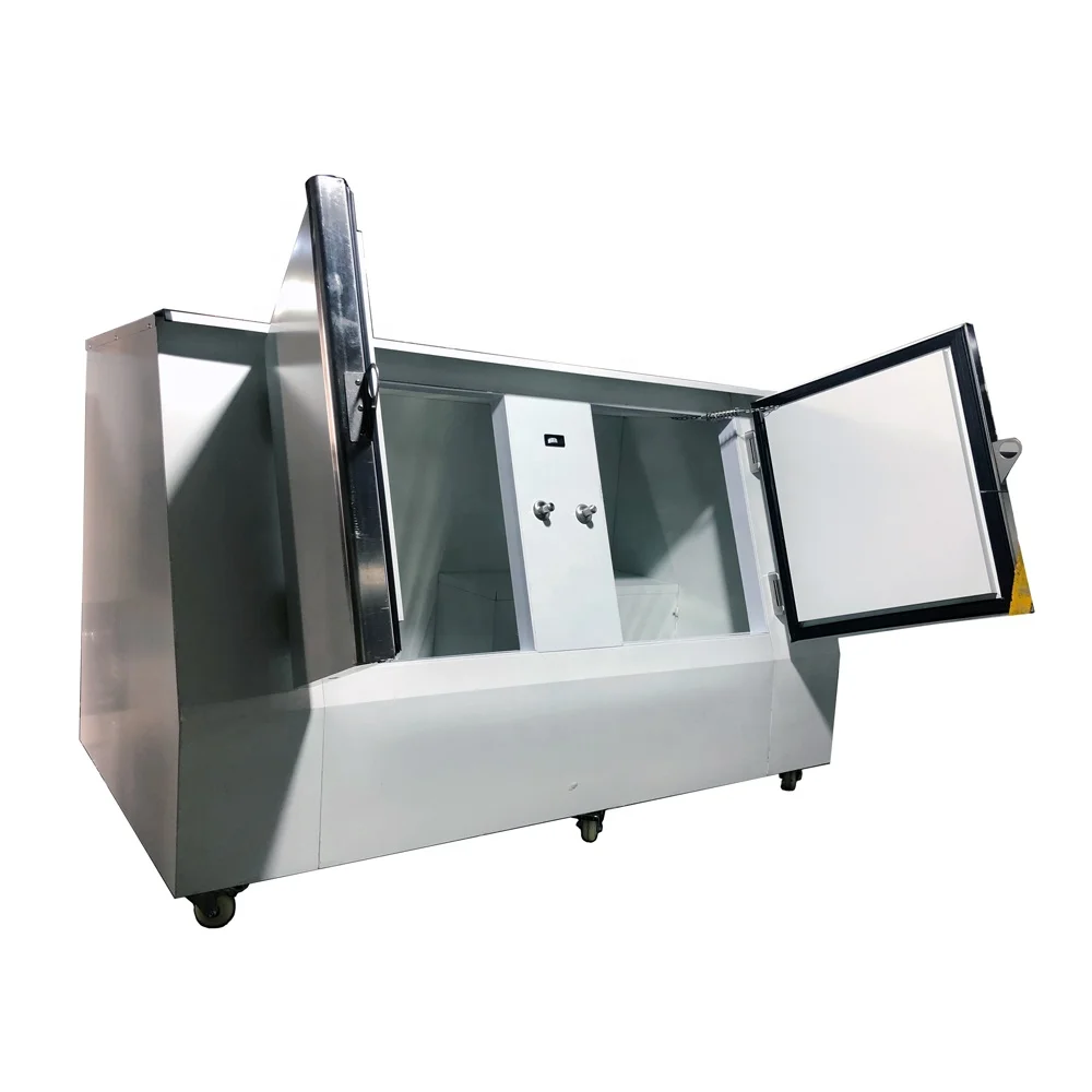 Under Mounted Unit Ice Freezer 400 Liters Restaurant Equipment Outdoor Ice Merchandiser Mobile Ice Bin