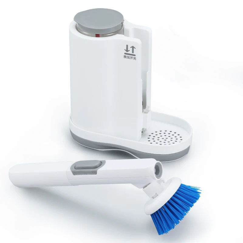2022 New Design Hot Sale Dish Brush Soap Dispenser Kitchen Caddy Brush