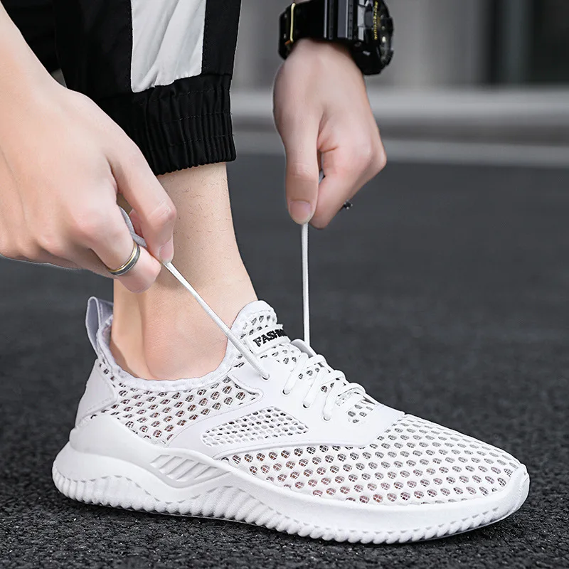 hong kong cheap wholesale mesh socks for men casual comfortable walking style sports running shoes