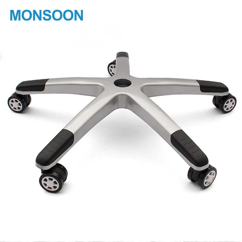 Furniture Parts Components Revolving Black Iron Painting Office Swivel Chair Base Chair Accessories