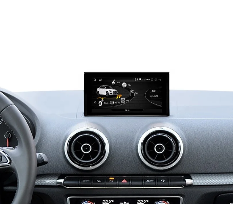 8-ядерный Android 12 система Сенсорный экран беспроводной Carplay Автомобильный мультимедийный плеер для Audi A3 13-18