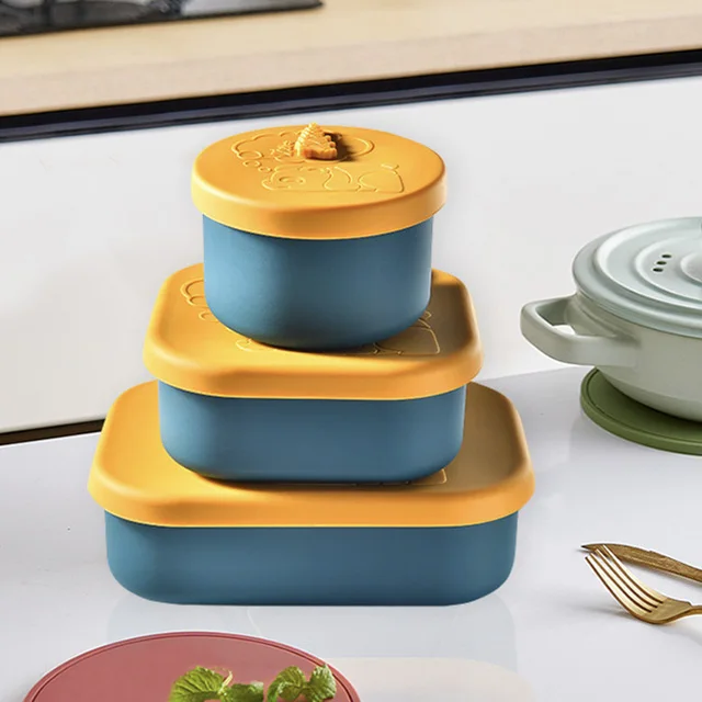 Online Hot Sale Portable Food Grade Silicone Multifunction Bento Lunch Box for for Children