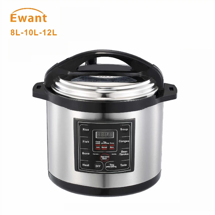 Дешевая цифровая электрическая скороварка Ewant 220 В 1350 Вт 70 кПа 8 л из нержавеющей стали, домашняя аутентичная французская рисоварка