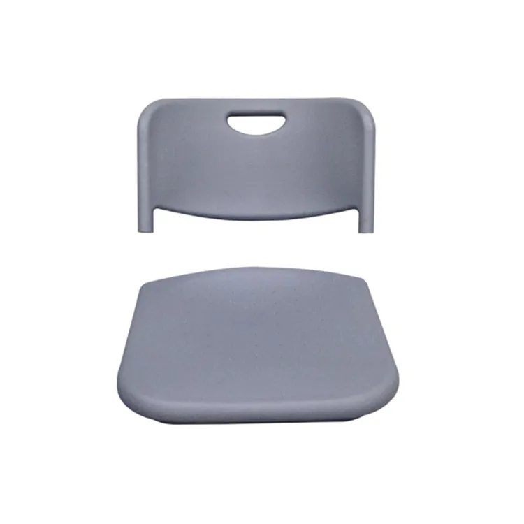 High quality plastic material seat and backrest panel for school furniture