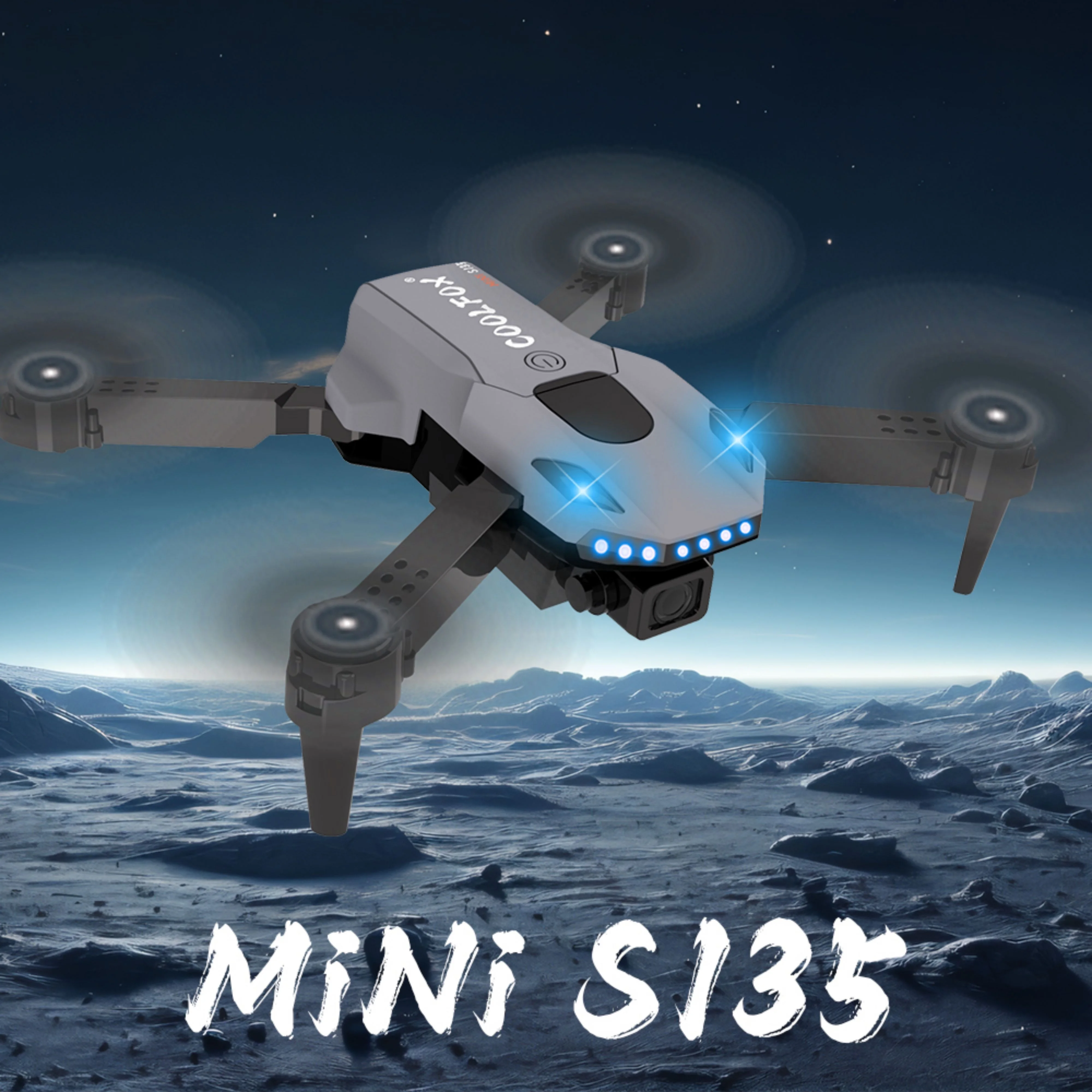 Mini S135 Drone with Camera - 4K HD FPV Foldable Drone with Carrying Case Remote Control Toys Drones for Kids and Adults