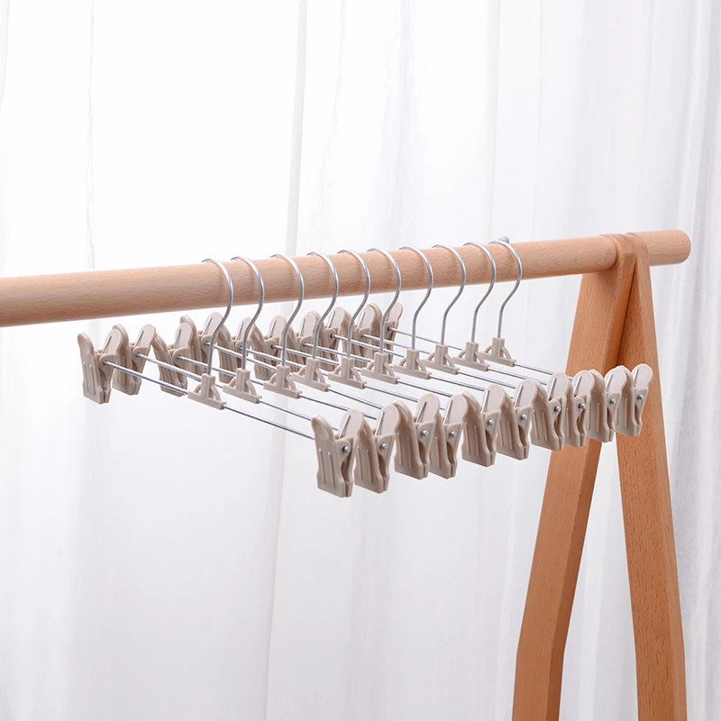 I KNOW  new colorful hangers pants hanger high quality trousers hangers with clips
