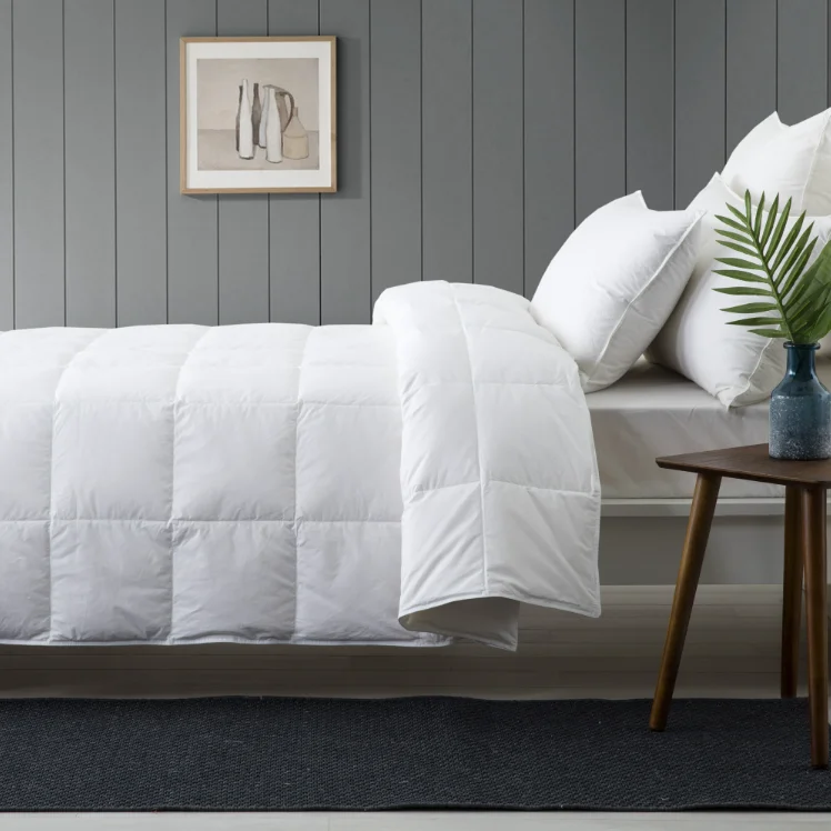 Duvet Insert Queen Size 100% Cotton Quilt Cover Lightweight Super Loft Duck down Summer Quilt,Thin Soft Breathable Quilt