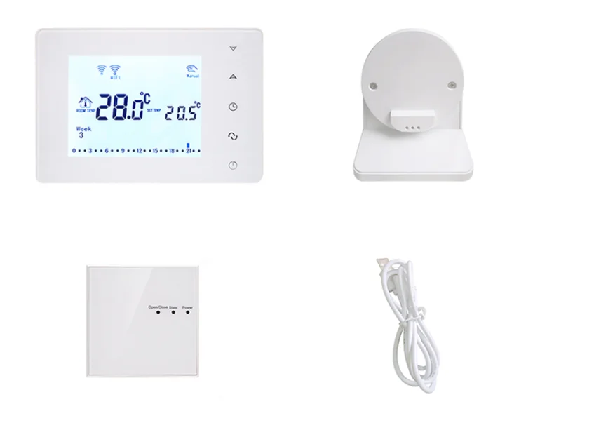 RF Radio Frequency 868/433 Mhz Room Thermostat for Gas Boiler