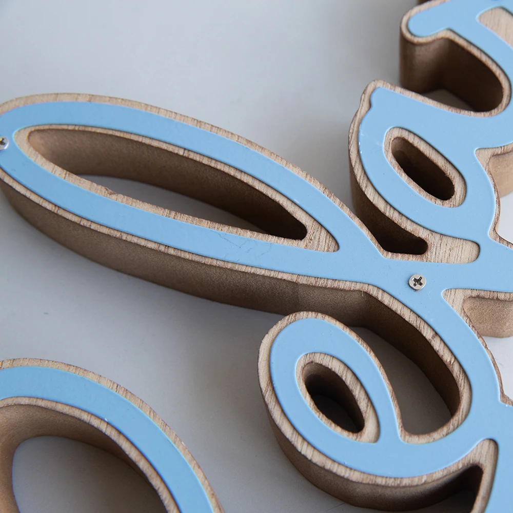 Customizable wholesale and design Desk home decoration of various words